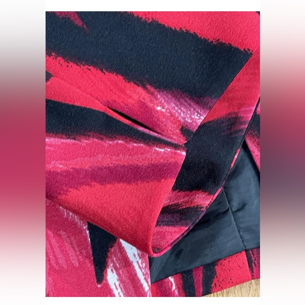 Jones studio separates‎ woman pink black colorful open no close jacket size 16W - Picture 10 of 12